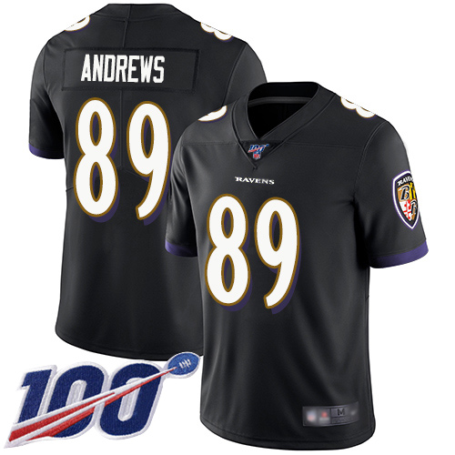 Baltimore Ravens Limited Black Men Mark Andrews Alternate Jersey NFL Football #89 100th Season Vapor Untouchable->nfl t-shirts->Sports Accessory